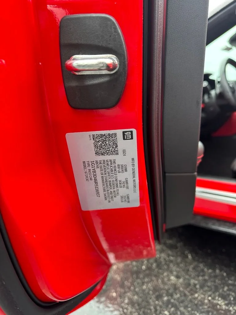 Used 2024 Torch Red Chevrolet Stingray image 13