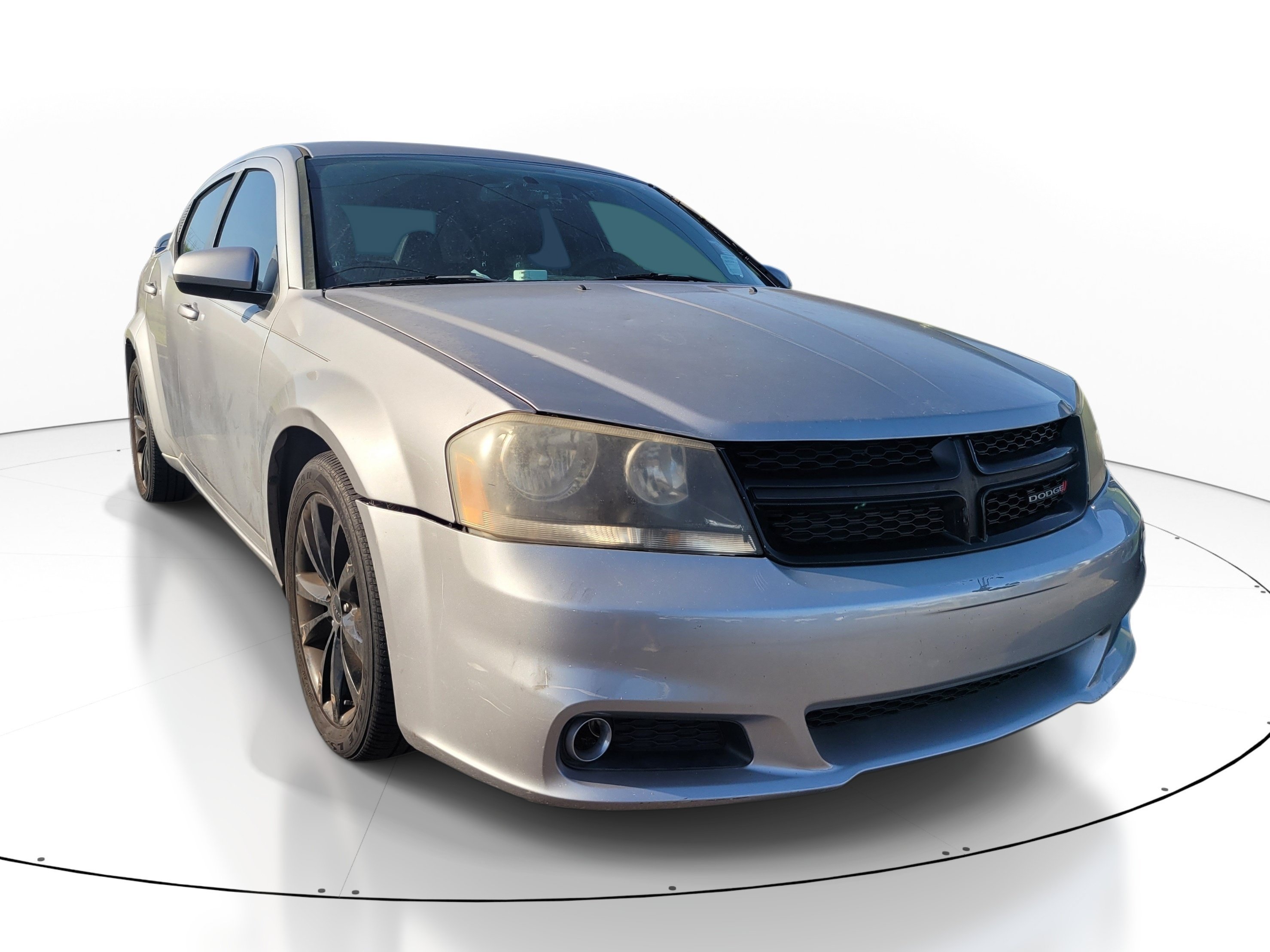Used 2014 Billet Silver Metallic Clearcoat Dodge SXT image 1