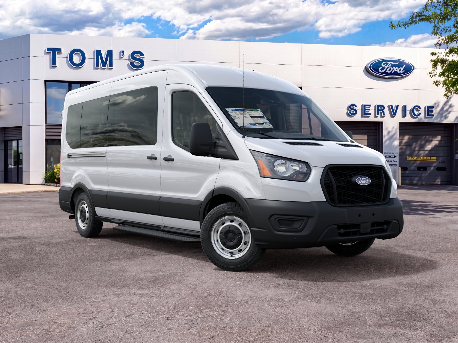 New 2027 Oxford White Ford Passenger Van XL image 4
