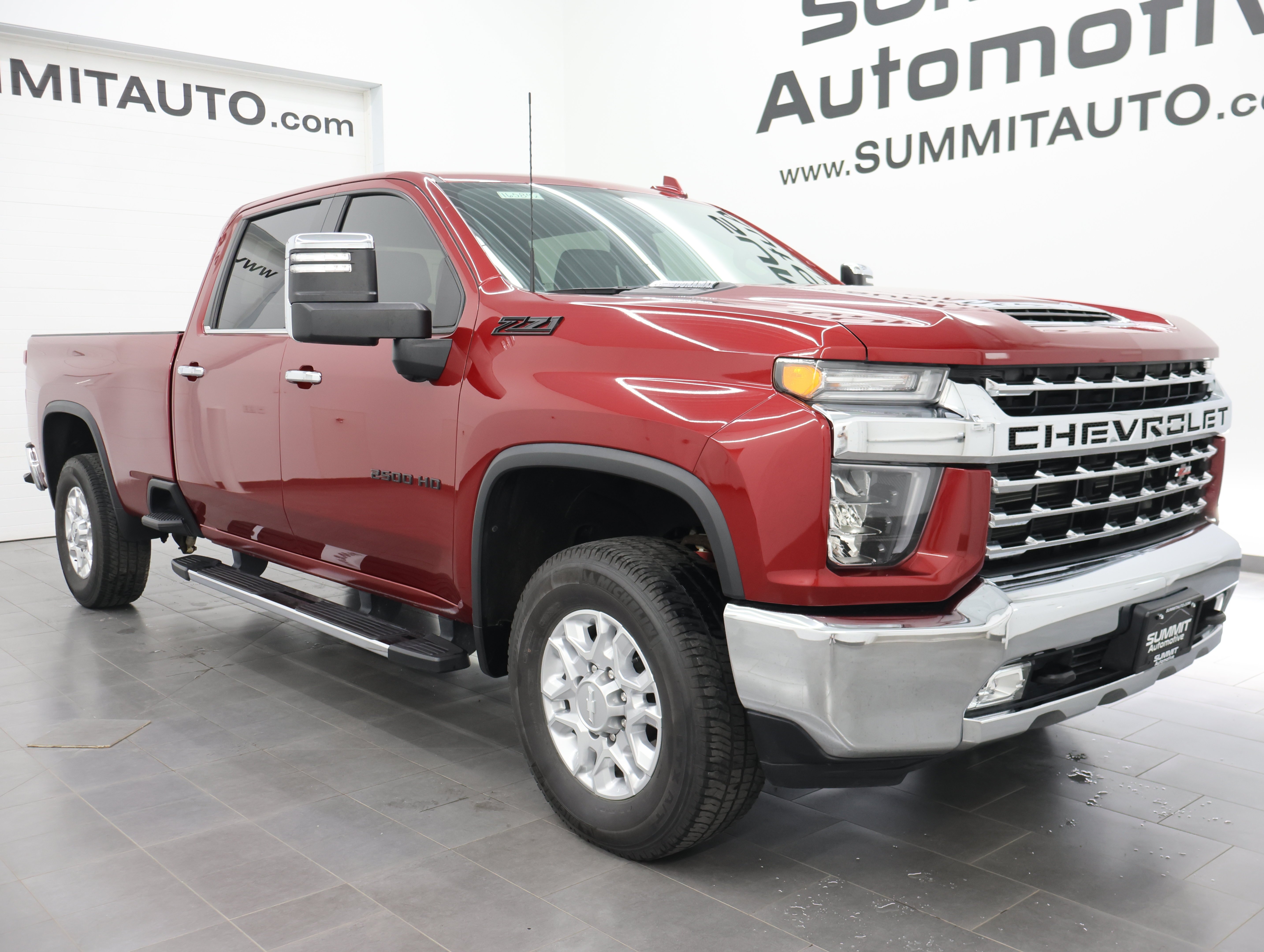 Used 2020 Cajun Red Tintcoat Chevrolet 4x4 Crew Cab LTZ: CREW-LONG-LTZ-6.6L DURAMAX-Z71-4WD- image 2