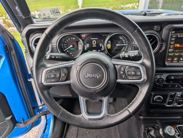 Used 2022 Blue Jeep Unlimited Sahara 4xe image 11