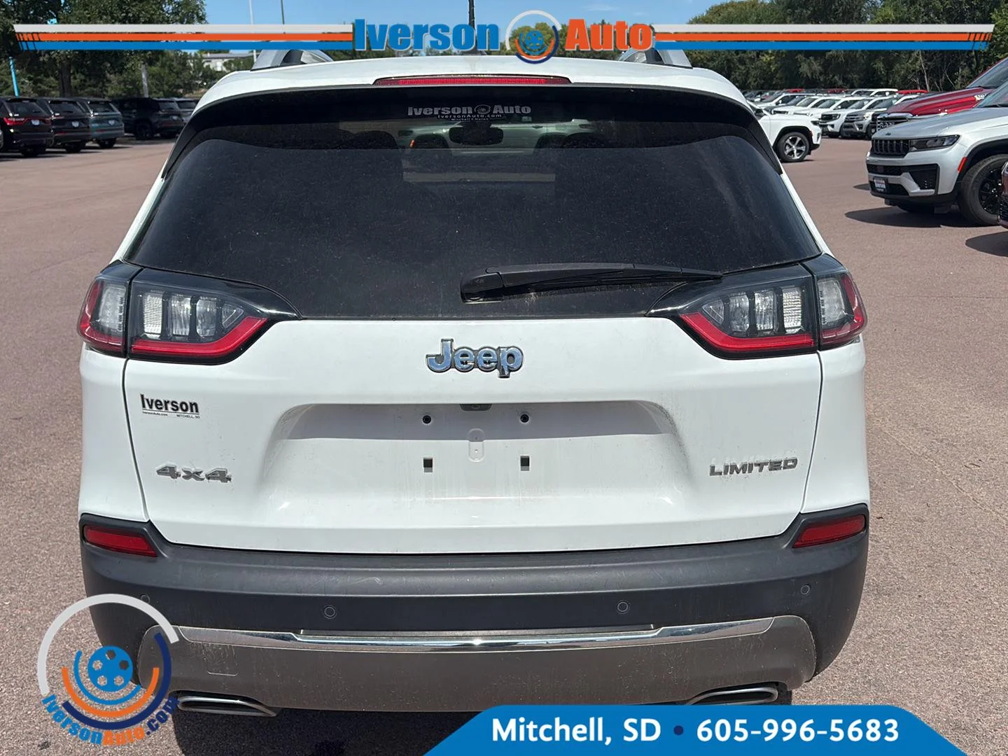 Used 2020 Bright White Clearcoat Jeep Limited image 6