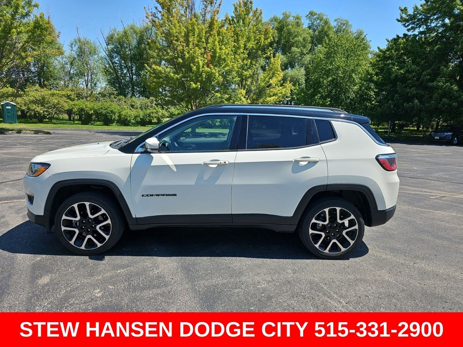 Used 2018 White Clearcoat Jeep Limited image 1