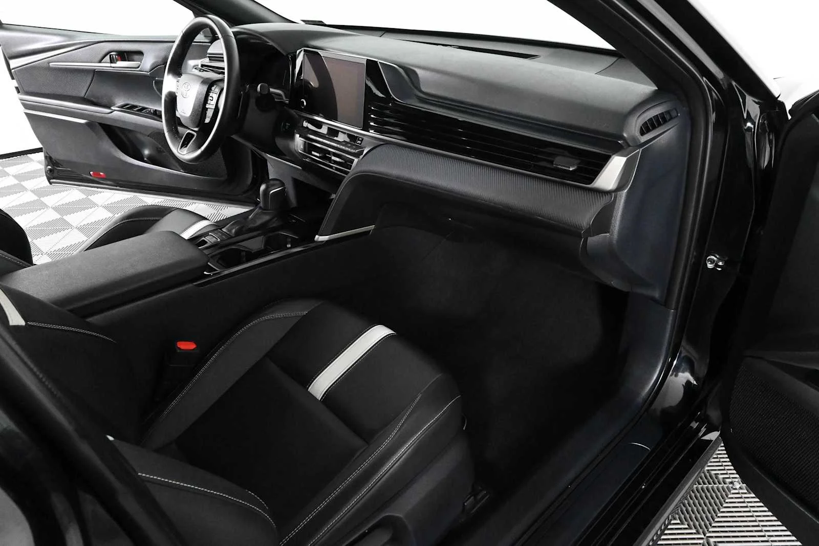 Used 2025 Midnight Black Metallic Toyota SE image 8