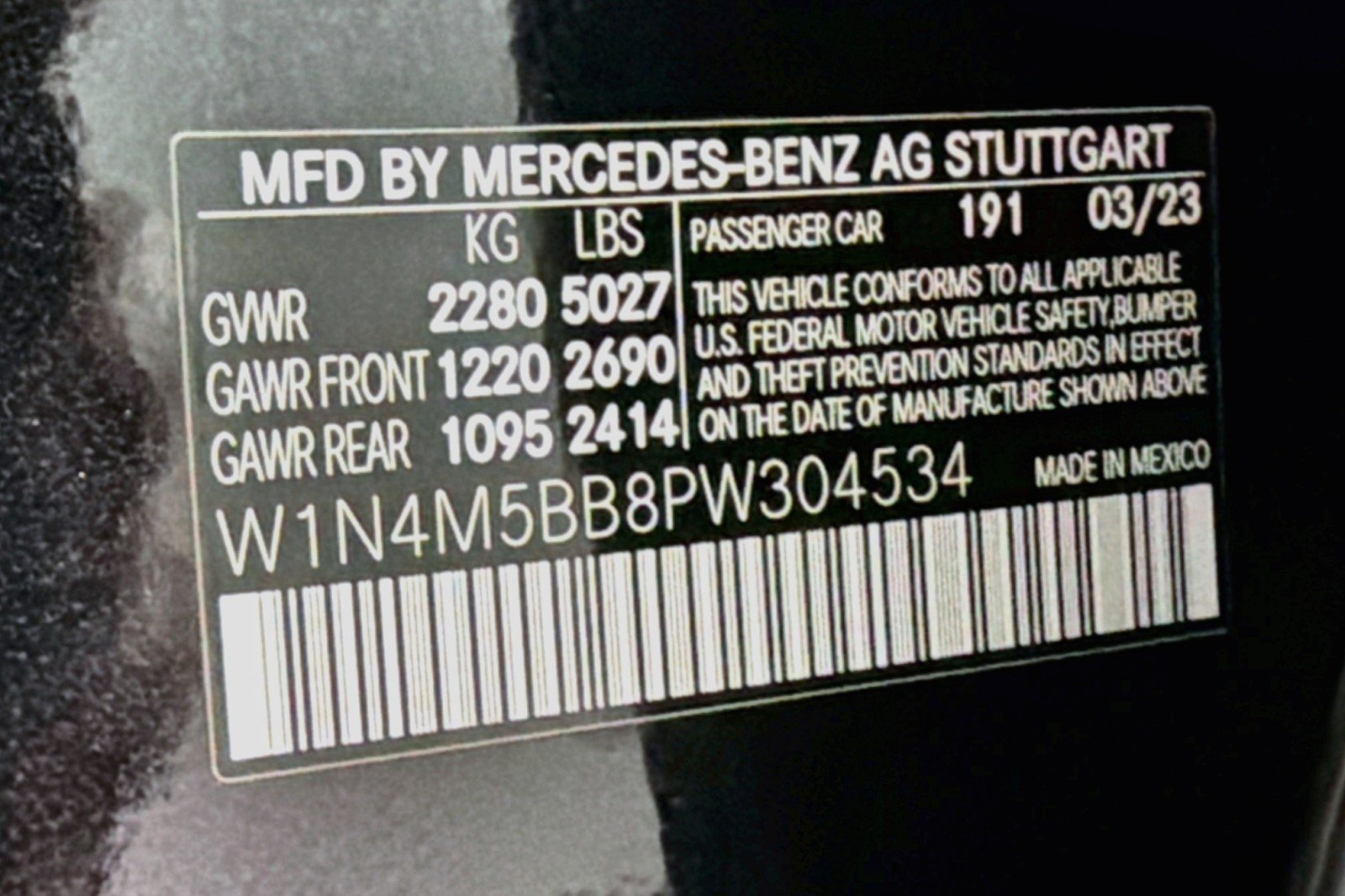 Certified Used 2023 Cosmos Black Metallic Mercedes-Benz AMG® 35 image 26