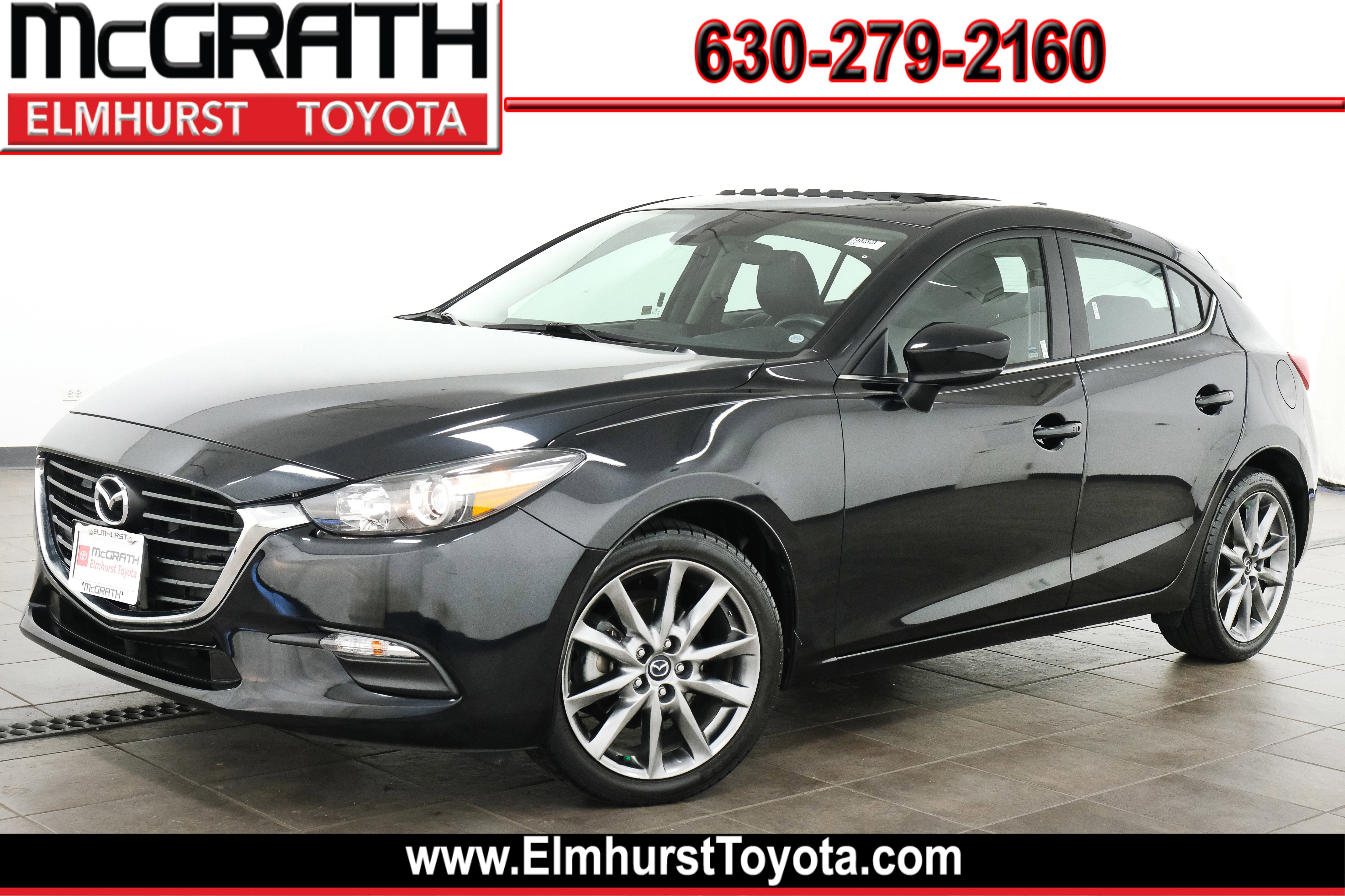 Jet Black Mica 2018 Mazda MAZDA3 Touring Hatchback Hatchback Front-Wheel Drive