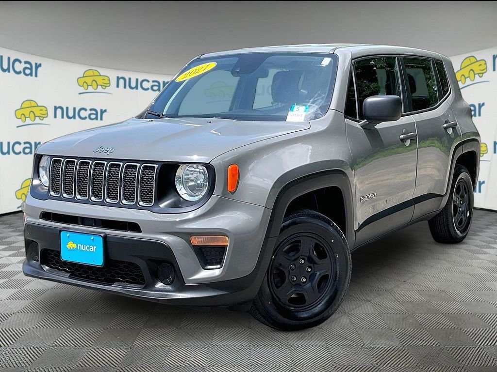 Used 2021 Gray Jeep Sport image 3