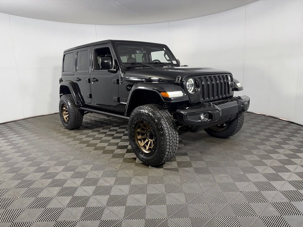 Used 2021 Black Jeep Unlimited Sahara High Altitude image 5