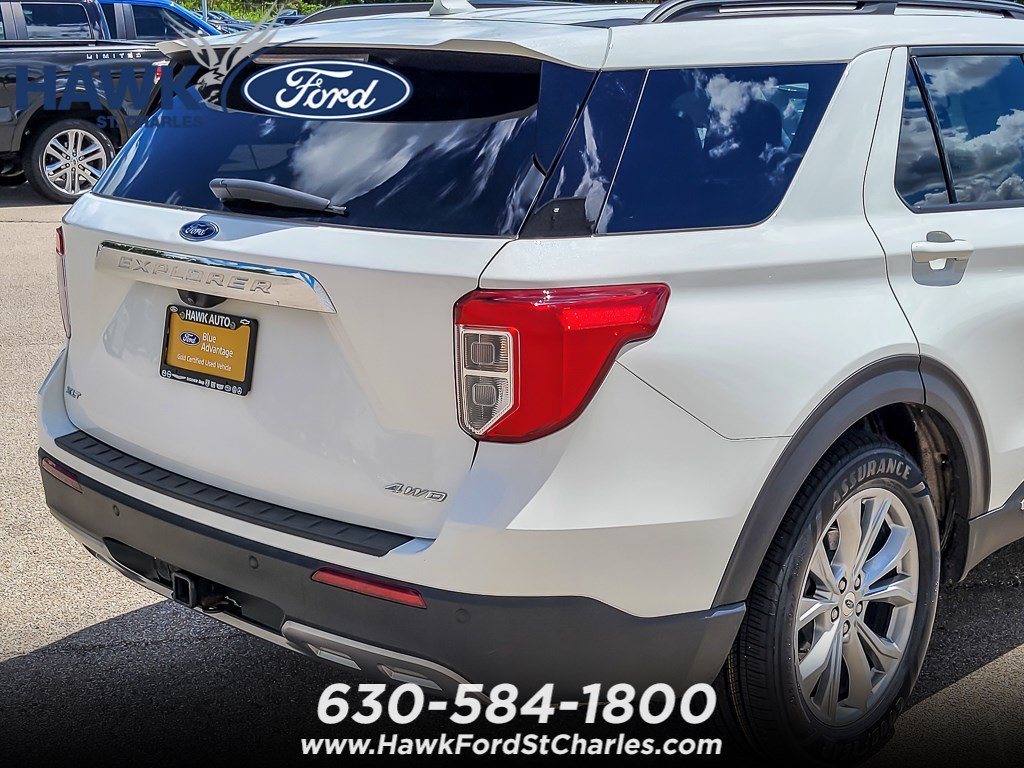 Certified Used 2023 White Metallic Ford XLT image 6