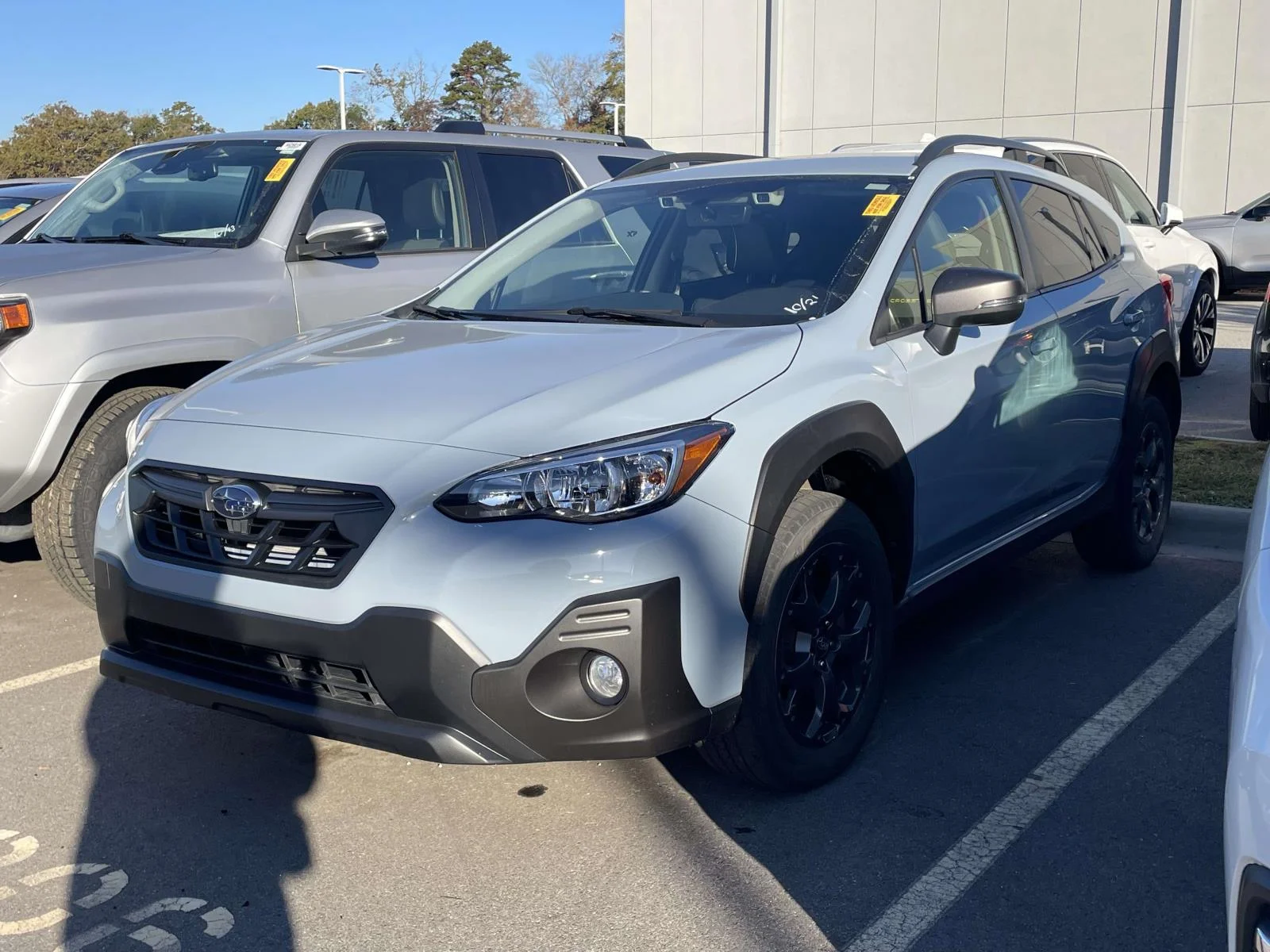 Used 2021 Cool Gray Khaki Subaru Sport image 2