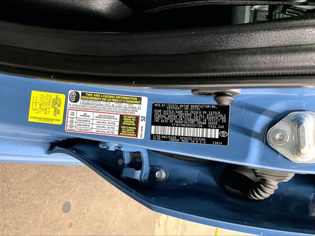 Certified Used 2024 Blue Toyota SE image 34