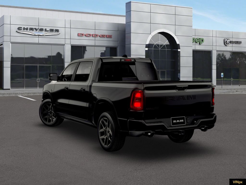 New 2026 Diamond Black Crystal Pearl-Coat Exterior Paint RAM Laramie image 5