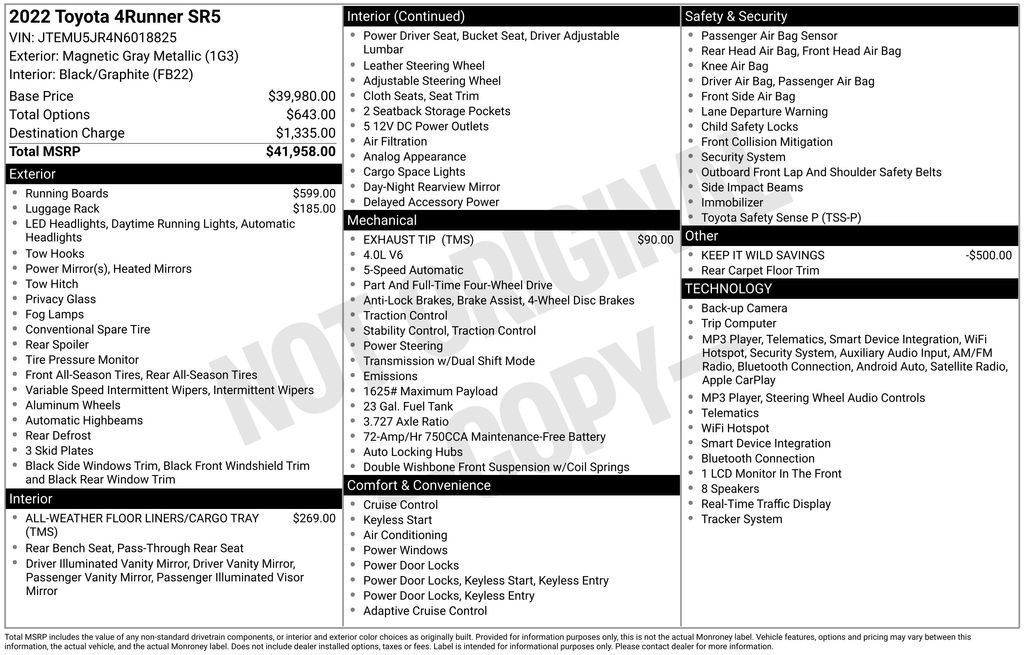 Used 2022 Gray Toyota SR5 image 2