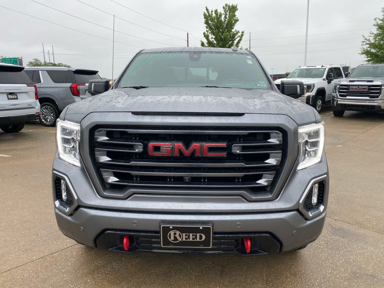 Used 2022 Satin Steel Metallic GMC AT4 image 3