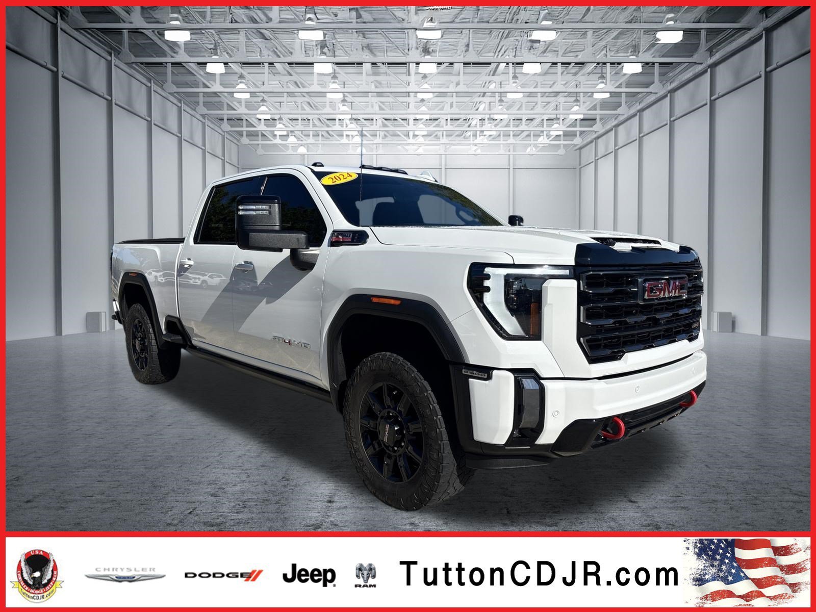Used 2024 Summit White GMC AT4 image 1