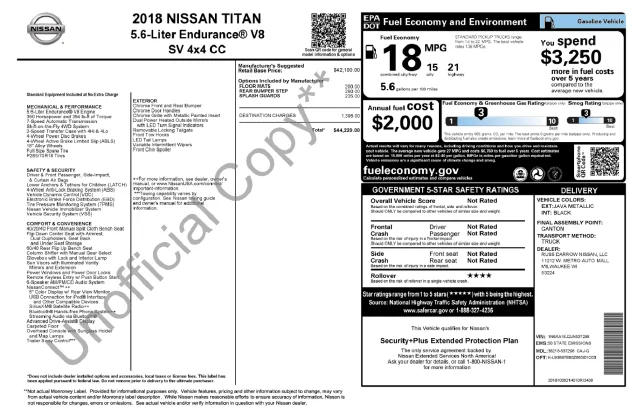 Used 2018 Brown Nissan SV image 2
