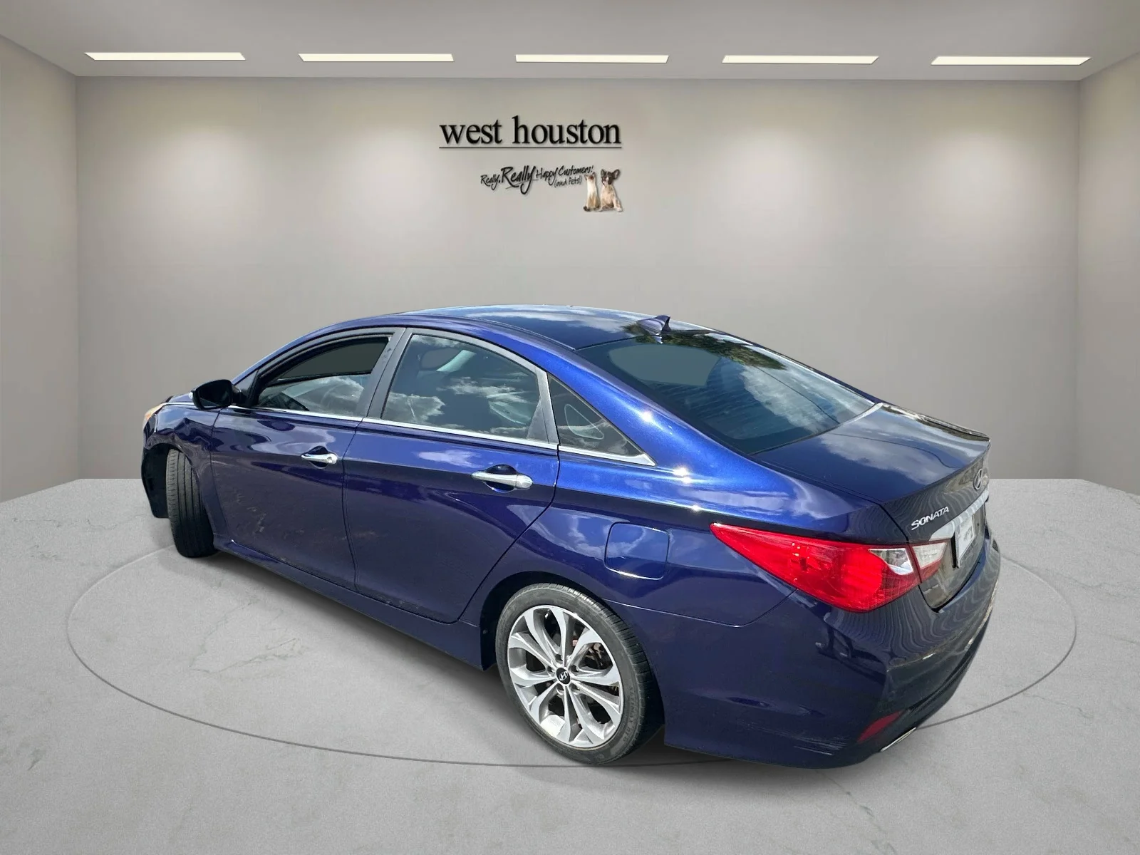 Used 2014 Indigo Blue Pearl Hyundai Limited image 7