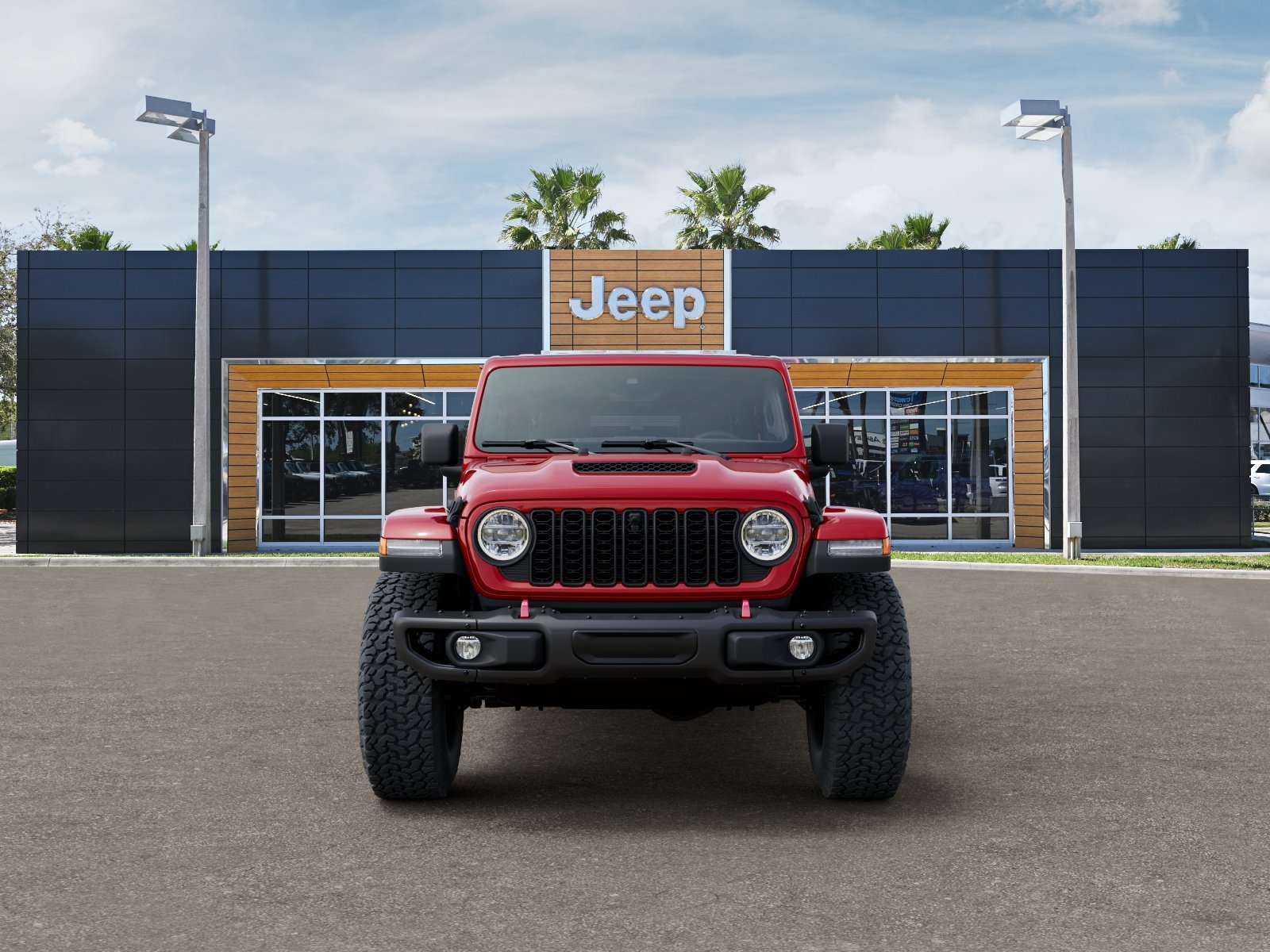 New 2026 Firecracker Red Clear-Coat Exterior Paint Jeep Rubicon X image 6