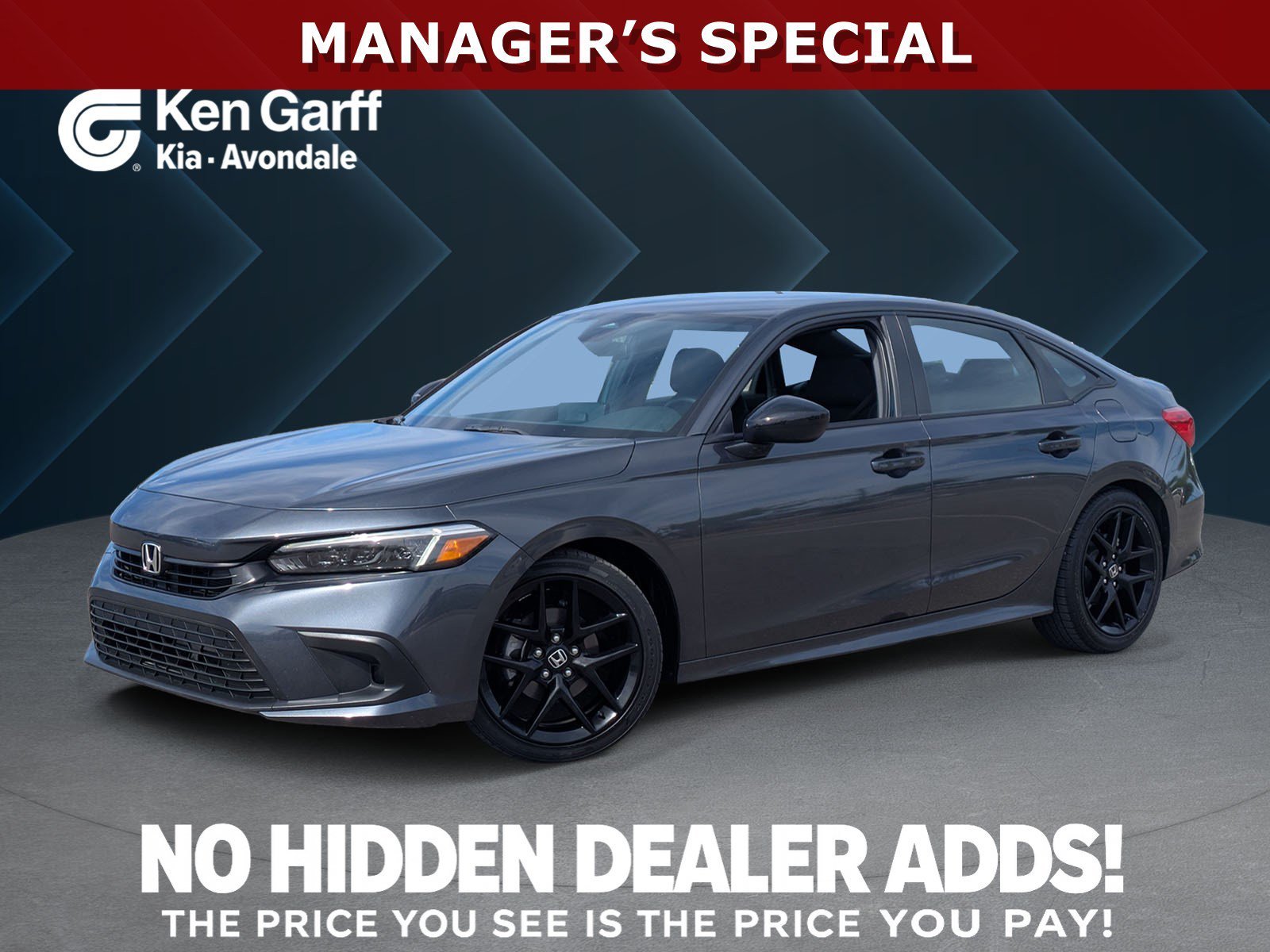 Used 2024 Gray Honda Sport image 1