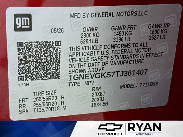 New 2026 Radiant Red Tintcoat Chevrolet LT image 34