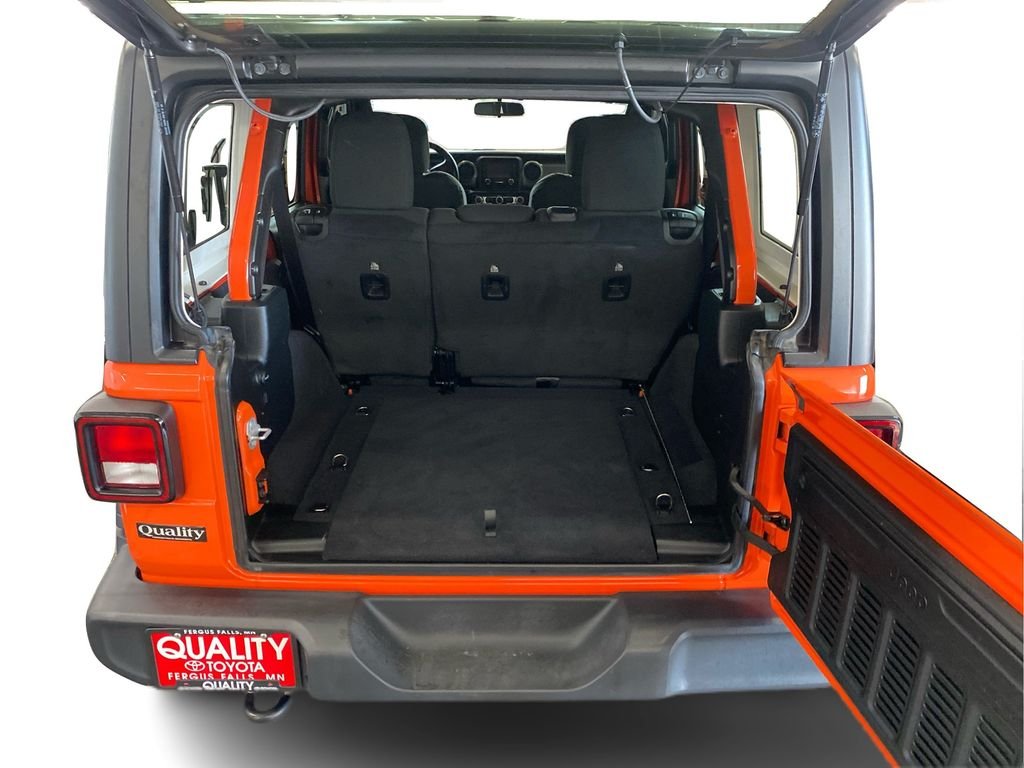 Used 2020 Orange Jeep Unlimited Sport S image 6