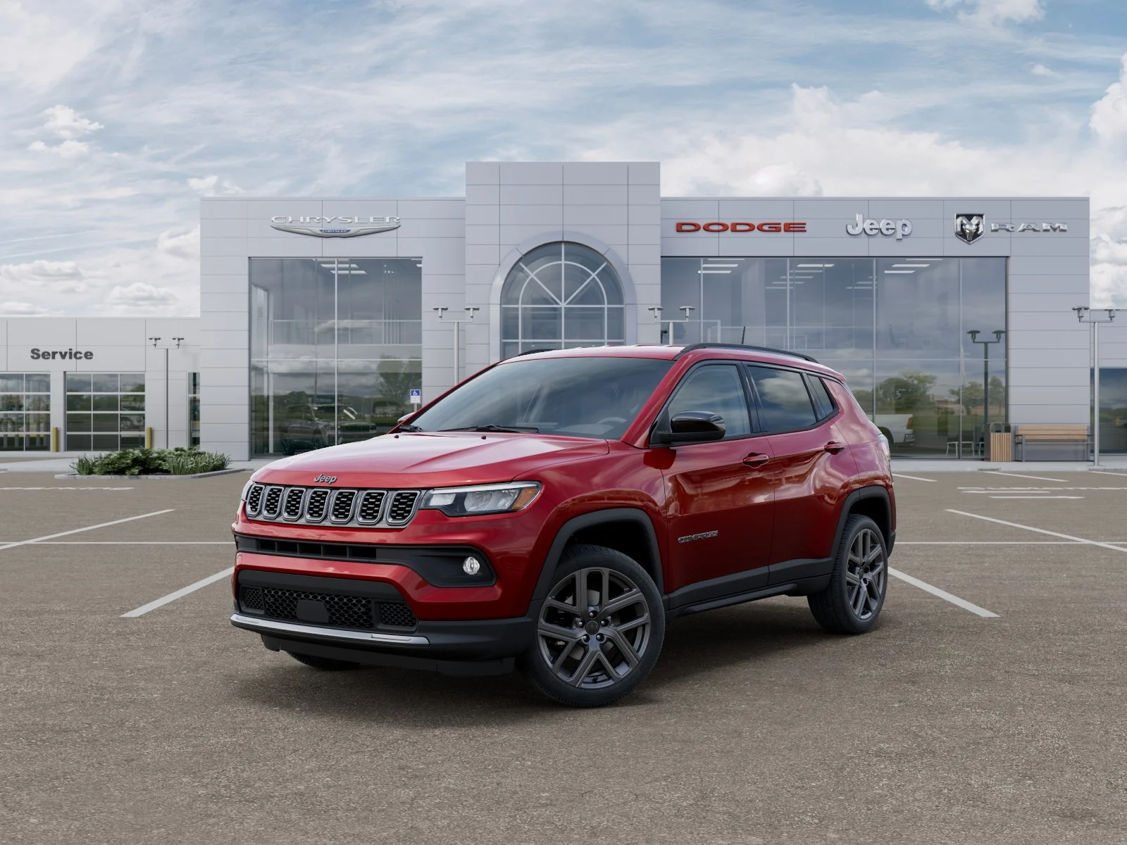 New 2026 Red Hot Pearl-Coat Exterior Paint Jeep Latitude image 30