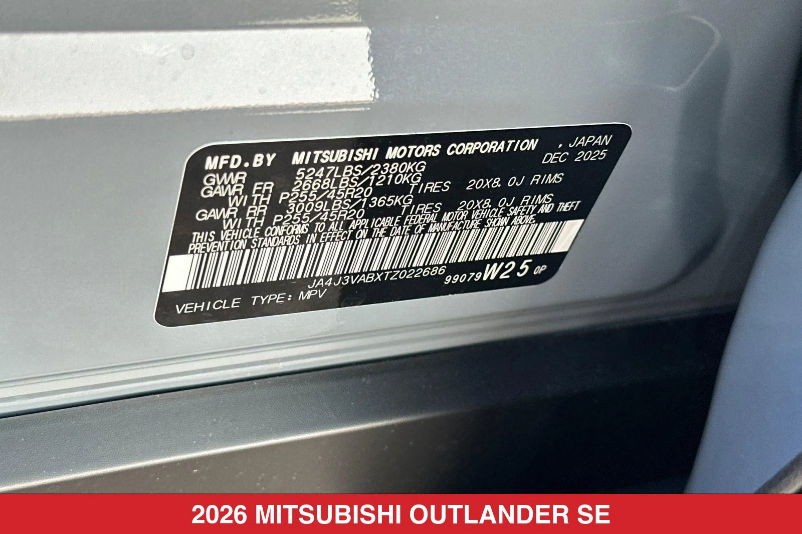 New 2026 Gray Mitsubishi SE image 28