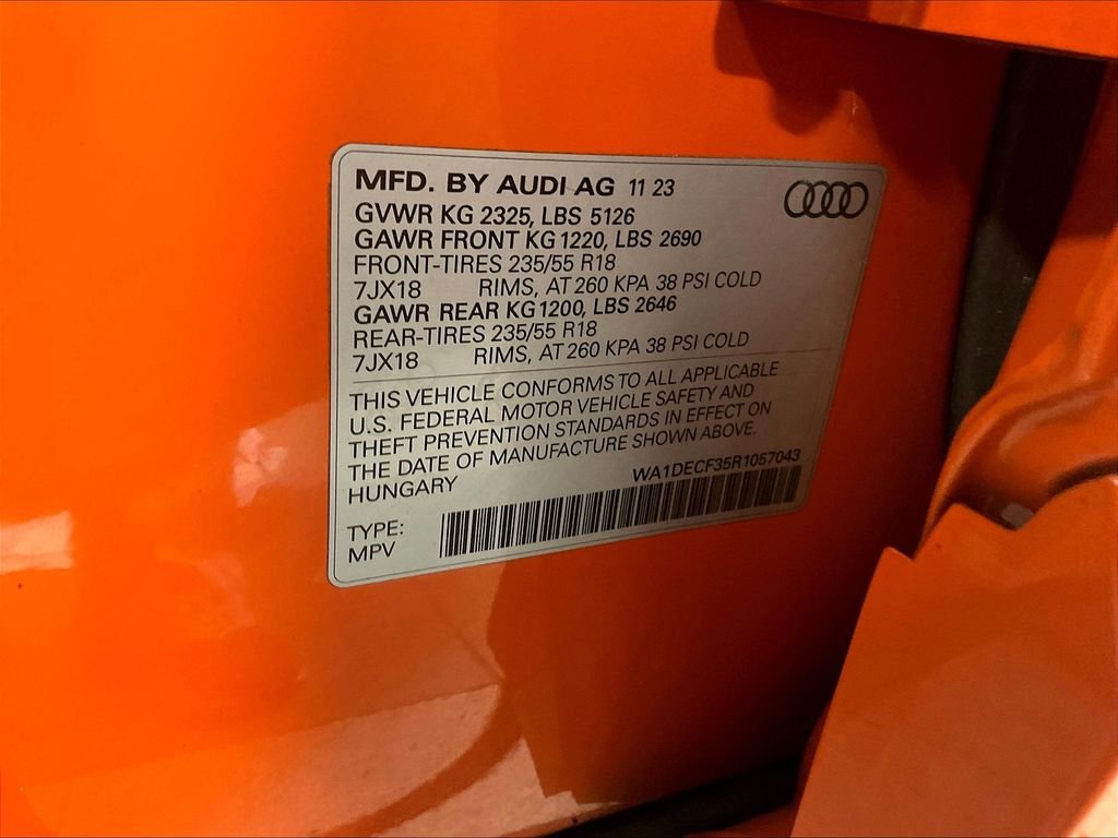 Used 2024 Orange Audi Premium image 36