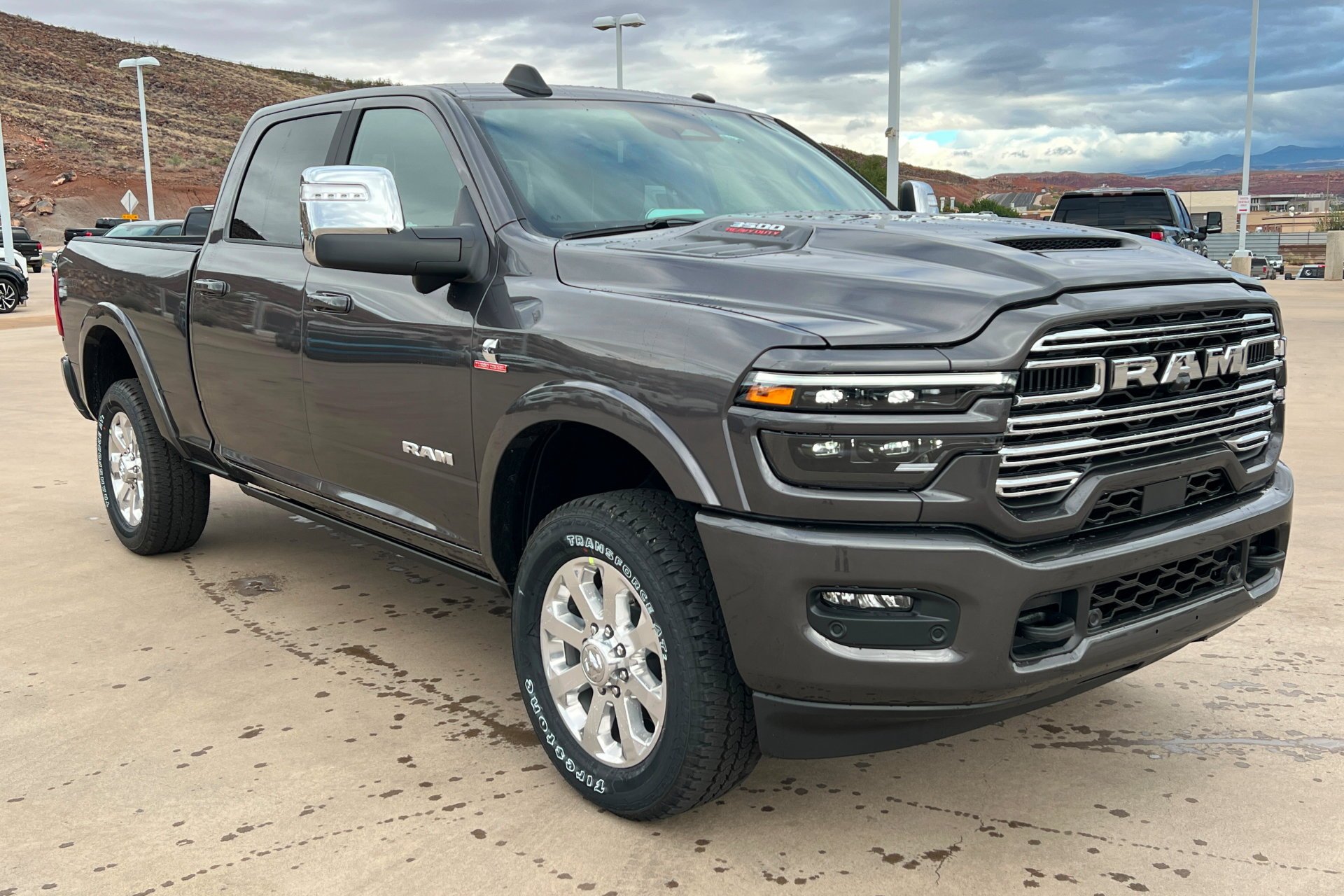 New 2027 Granite Crystal Metallic Clear-Coat Exterior Paint RAM Laramie image 8
