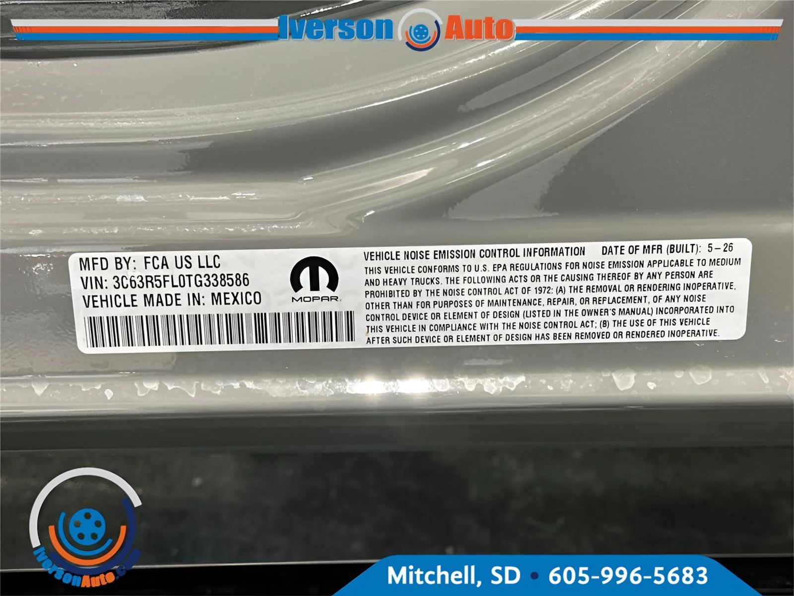 New 2026 Ceramic Gray Clear-Coat Exterior Paint RAM Laramie image 12