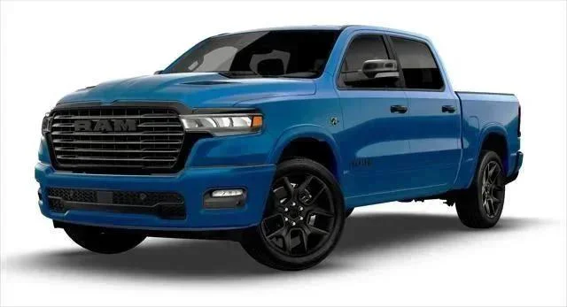 New 2026 Hydro Blue Pearl-Coat Exterior Paint RAM Laramie image 13