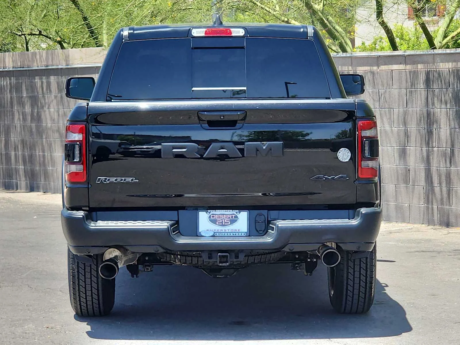 Used 2022 Diamond Black Crystal Pearlcoat Ram Rebel image 7
