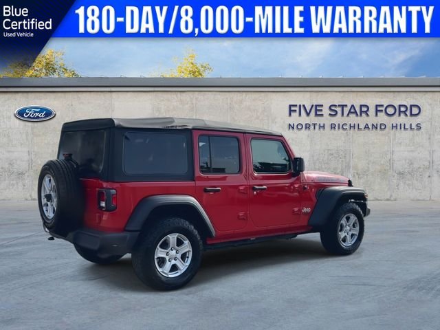 Used 2021 Red Jeep Unlimited Sport S image 10