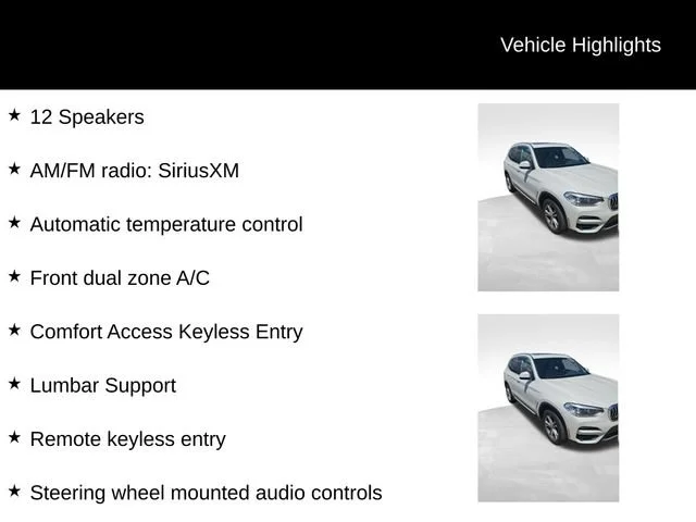 Used 2021 White BMW xDrive30i image 8
