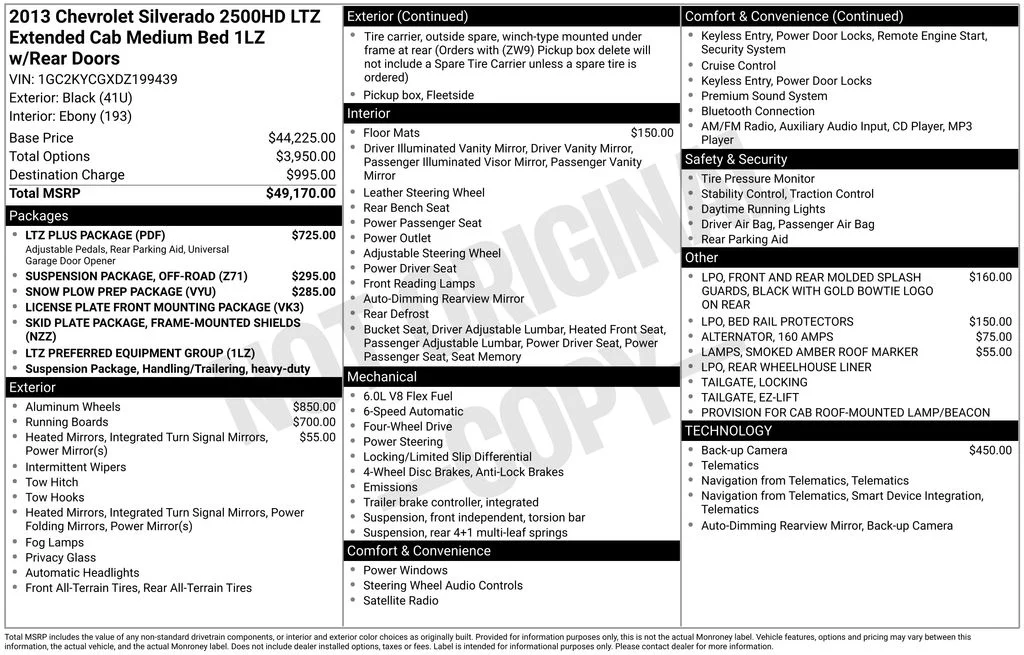 Used 2013 Black Chevrolet LTZ image 6