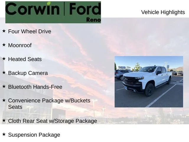 Certified Used 2021 White Chevrolet LT Trail Boss image 7