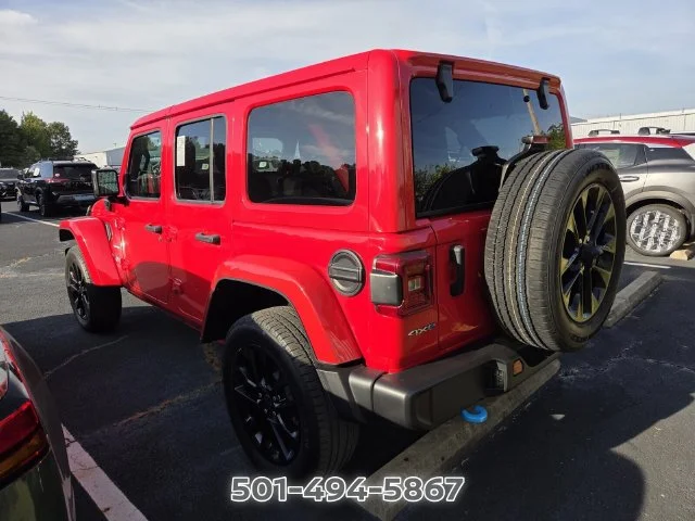 Used 2024 Red Jeep Sahara 4xe image 6