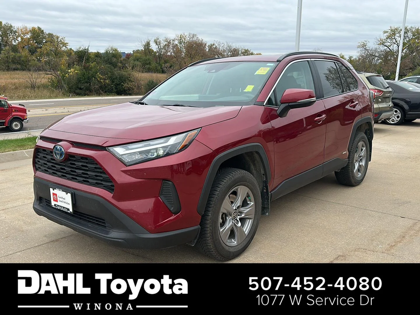 Used 2023 Ruby Flare Pearl Toyota XLE image 1