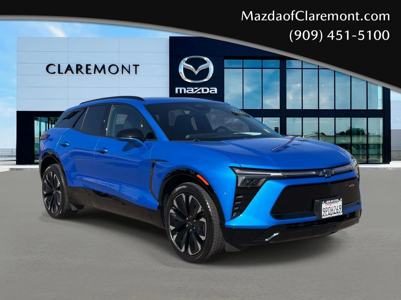 Used 2024 Riptide Blue Metallic Chevrolet eAWD 4dr RS w/1RS image 1
