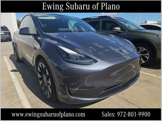 Used 2022 Gray Tesla Performance image 1