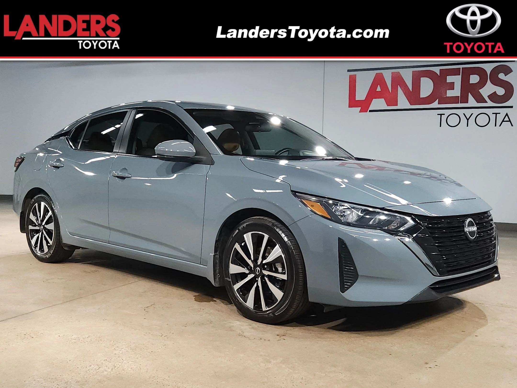 Used 2025 Atlantic Gray Metallic Nissan SV image 1