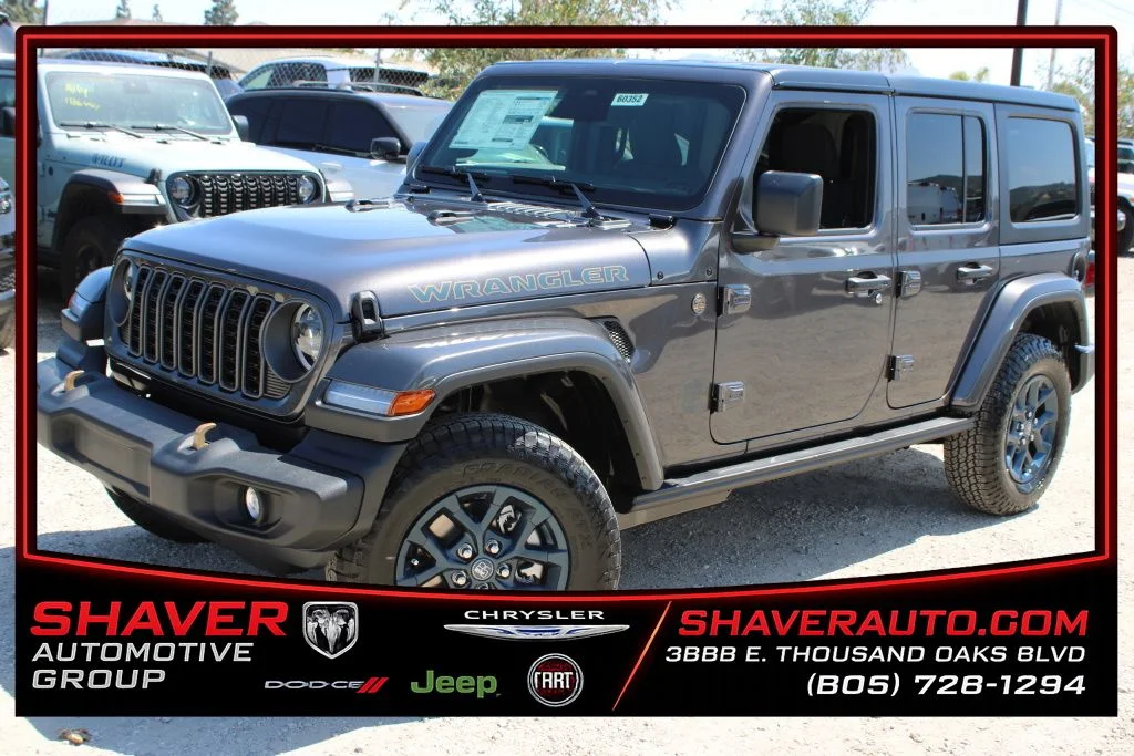 New 2026 Granite Crystal Metallic Clearcoat Jeep 85th Anniversary Edition image 1
