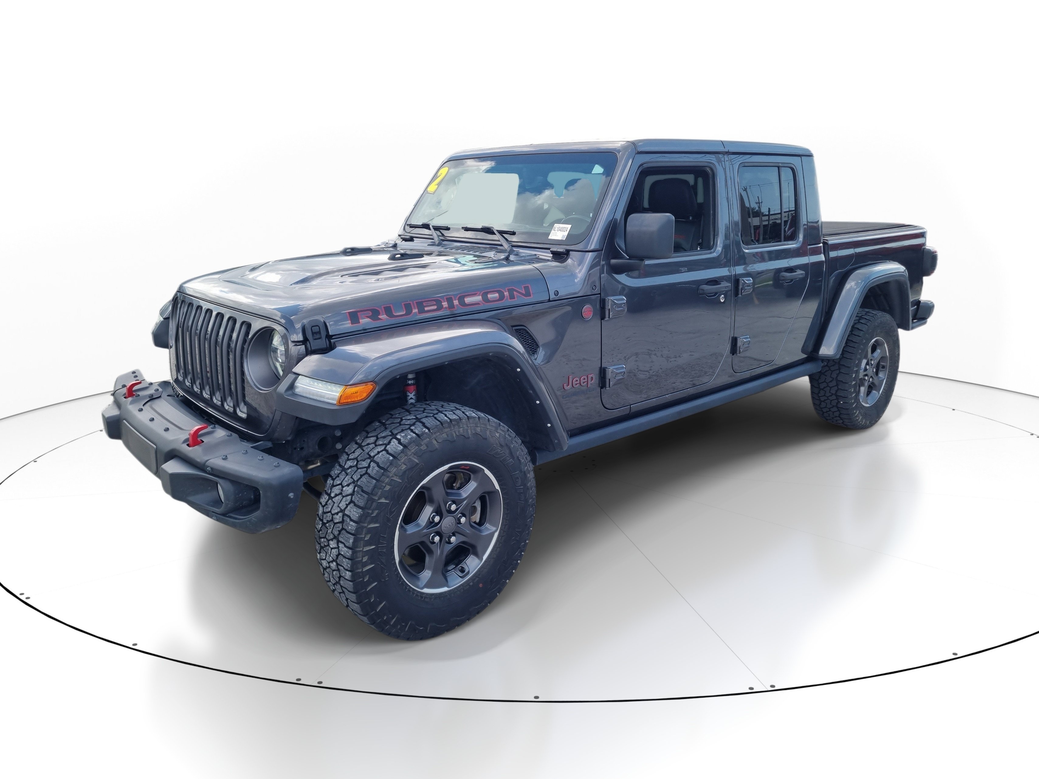 Used 2022 Granite Crystal Metallic Clearcoat Jeep Rubicon image 3