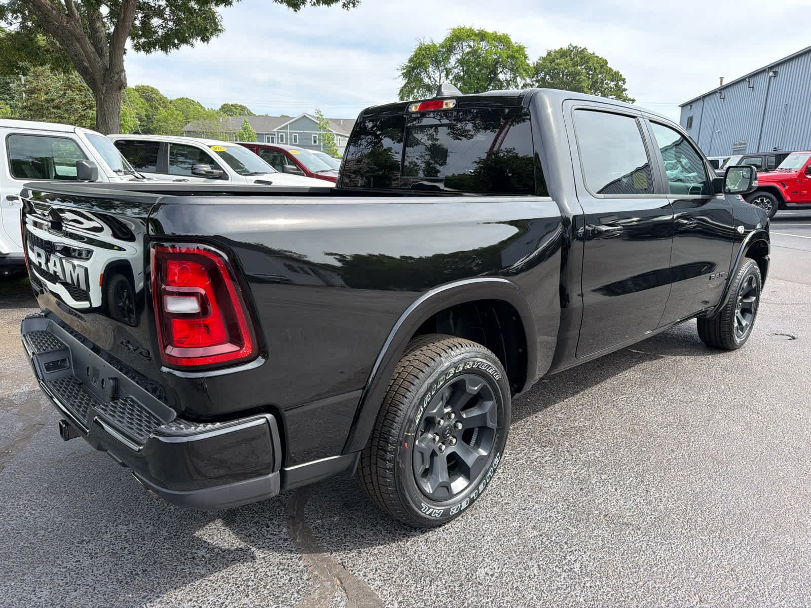 New 2026 Diamond Black Crystal Pearl-Coat Exterior Paint RAM Big Horn image 8