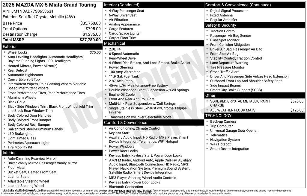 2025 Mazda MX-5 Miata Grand Touring - Photo 7