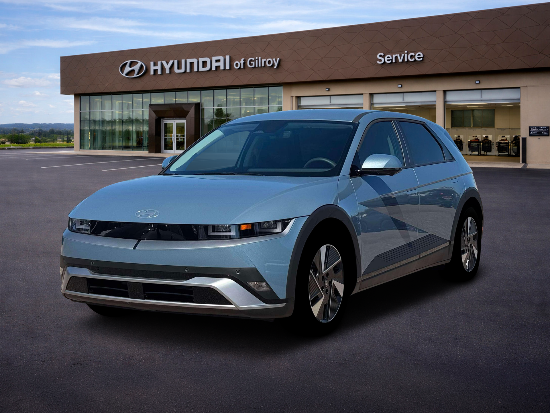 New 2026 Blue Hyundai SEL image 1