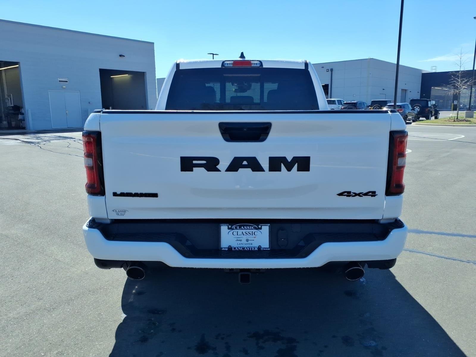 New 2026 Bright White Clear-Coat Exterior Paint RAM Laramie image 15