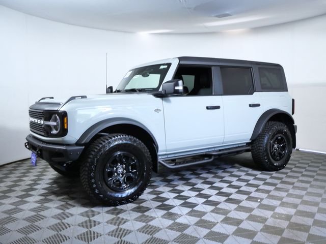 Certified 2023 Ford Bronco 4-Door Wildtrak with VIN 1FMEE5DP6PLC13941 for sale in Apple Valley, Minnesota