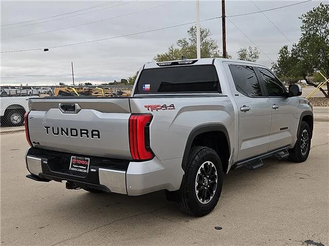 Used 2025 Celestial Silver Metallic Toyota SR5 (A10) 4x4 CrewMax 5.5 ft. box 145.7 in. WB image 3