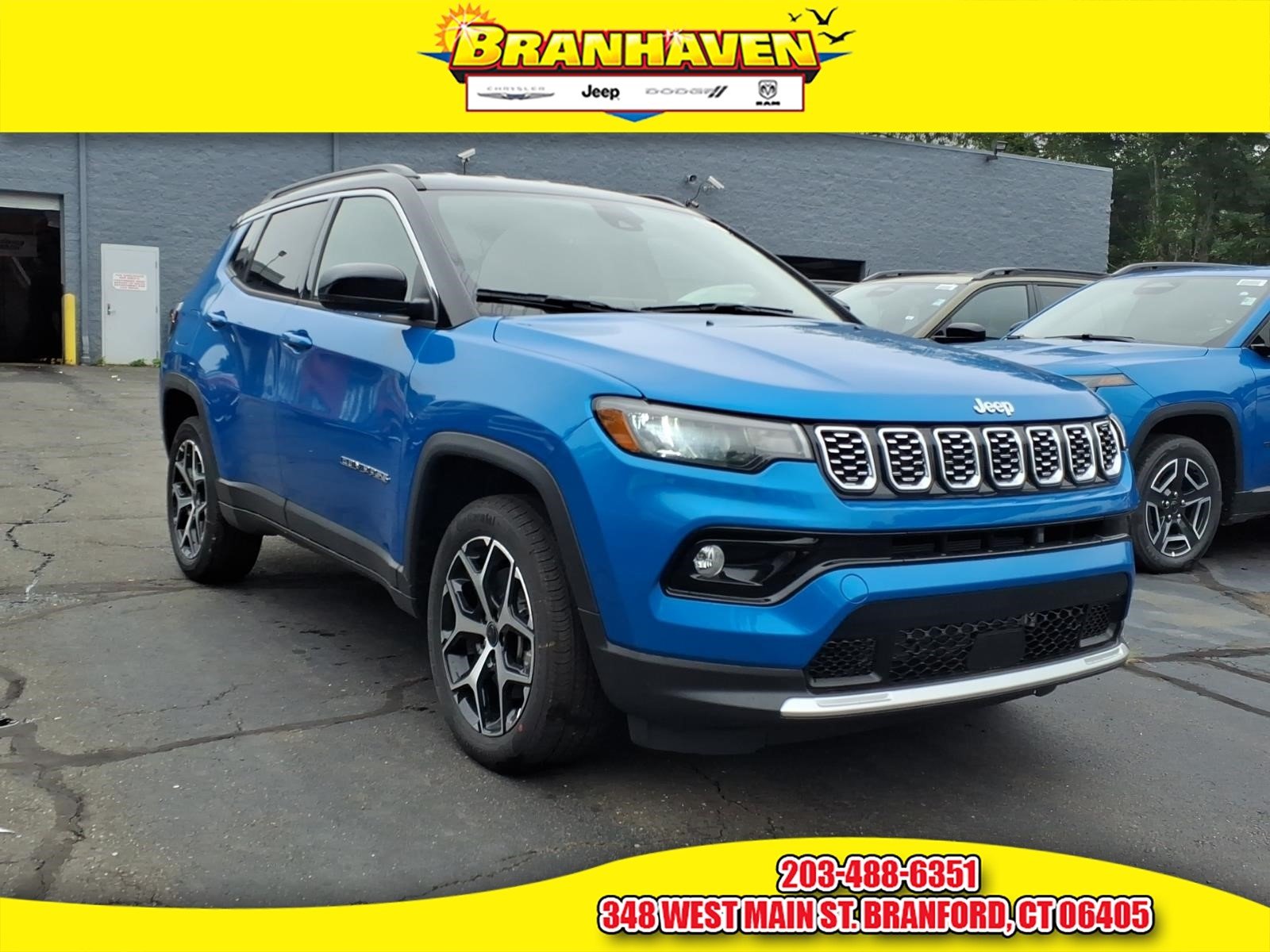 New 2026 Hydro Blue Pearlcoat Jeep Limited image 1